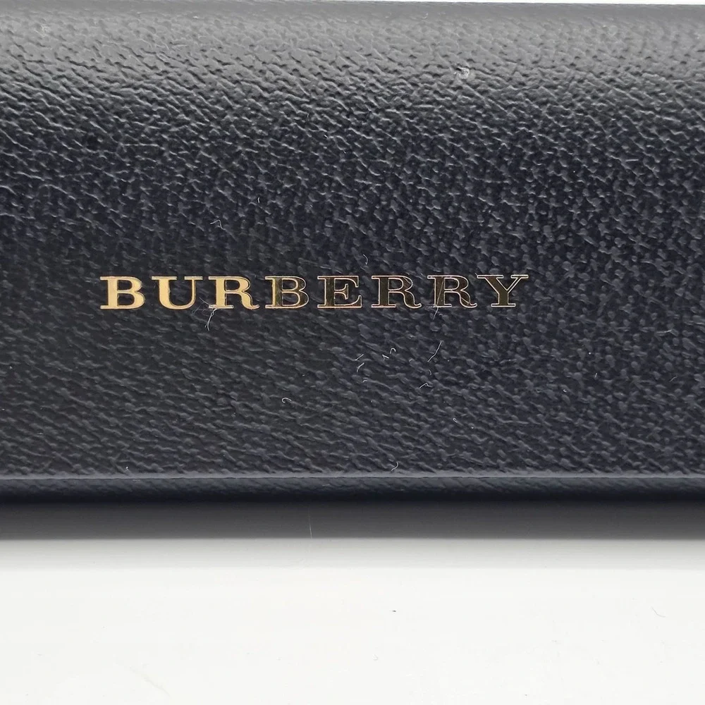Burberry‎ Black Textured Hard Case for Glasses Sunglasses Eyewear Storage Luxury